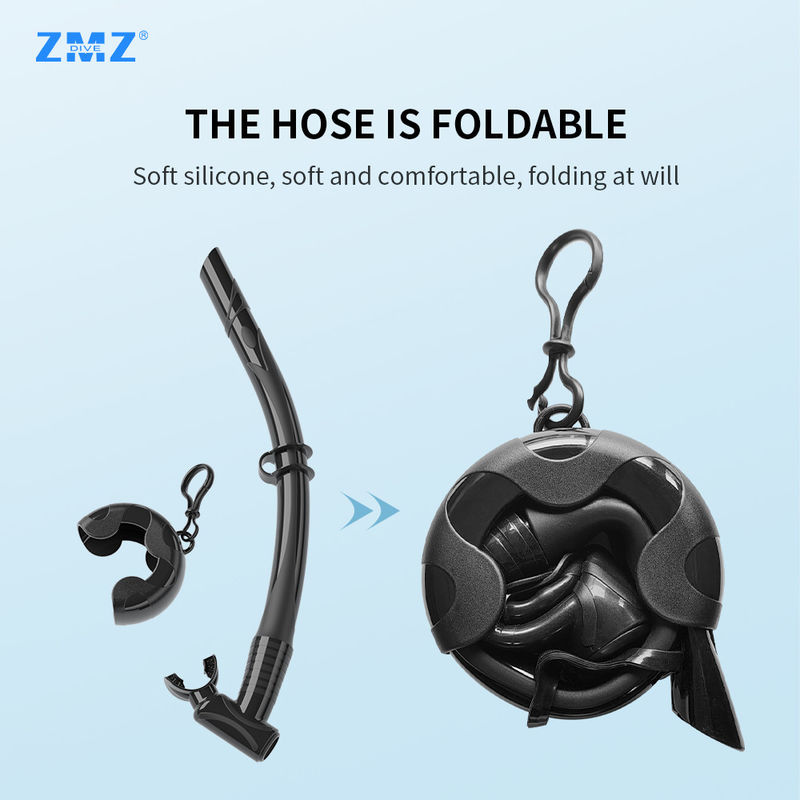 Portable Dive Gear Kit Full Silicone Scuba Free Diving Adult Snorkel Mask