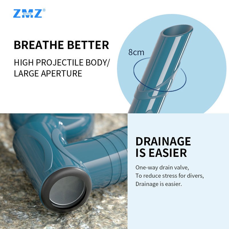 Portable Dive Gear Kit Full Silicone Scuba Free Diving Adult Snorkel Mask