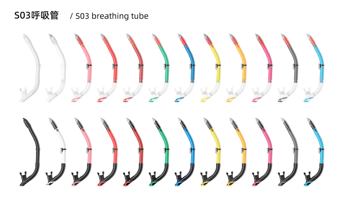 Semi Submarine Swim Training Snorkel Set For Adult Diving Spearfishing PVC Silicone