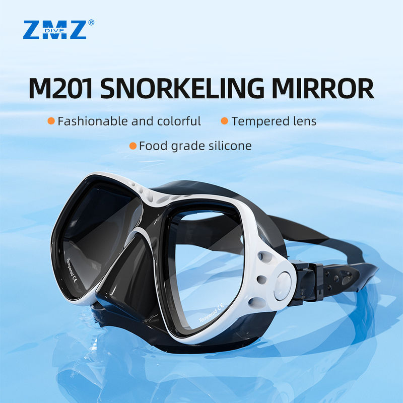 Men'S Scuba Goggles And Snorkel Diving Mask Custom Color