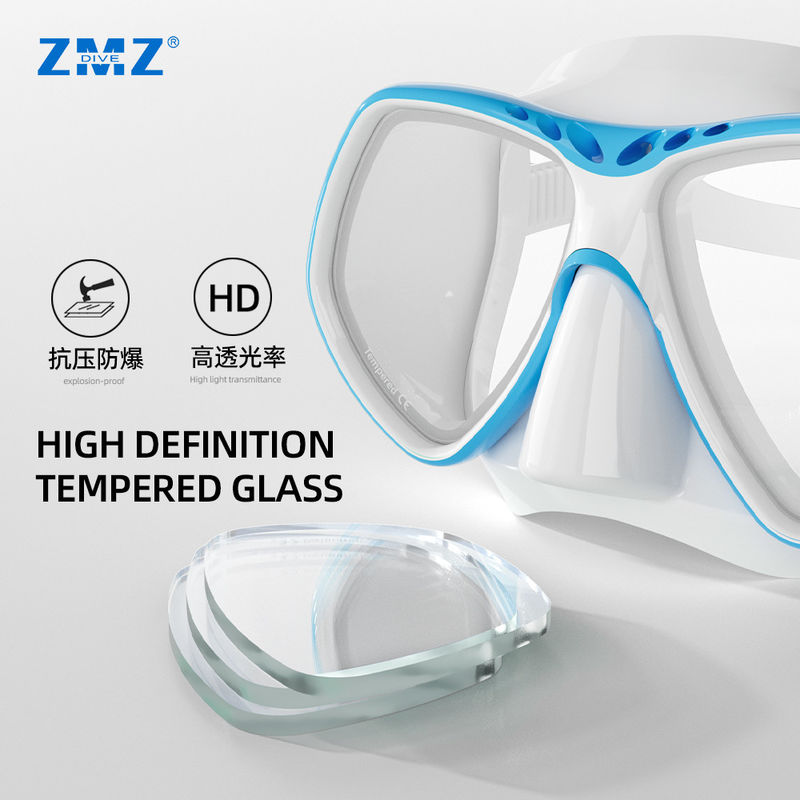 Men'S Scuba Goggles And Snorkel Diving Mask Custom Color