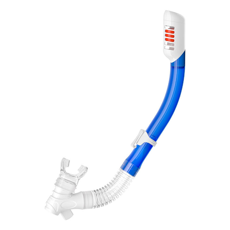 Red Sport Training Underwater Diving Breathing Tube Silicone PVC Mouthpiece For Kids