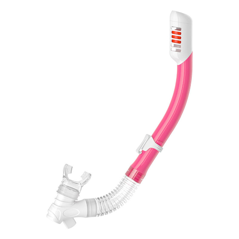 Red Sport Training Underwater Diving Breathing Tube Silicone PVC Mouthpiece For Kids