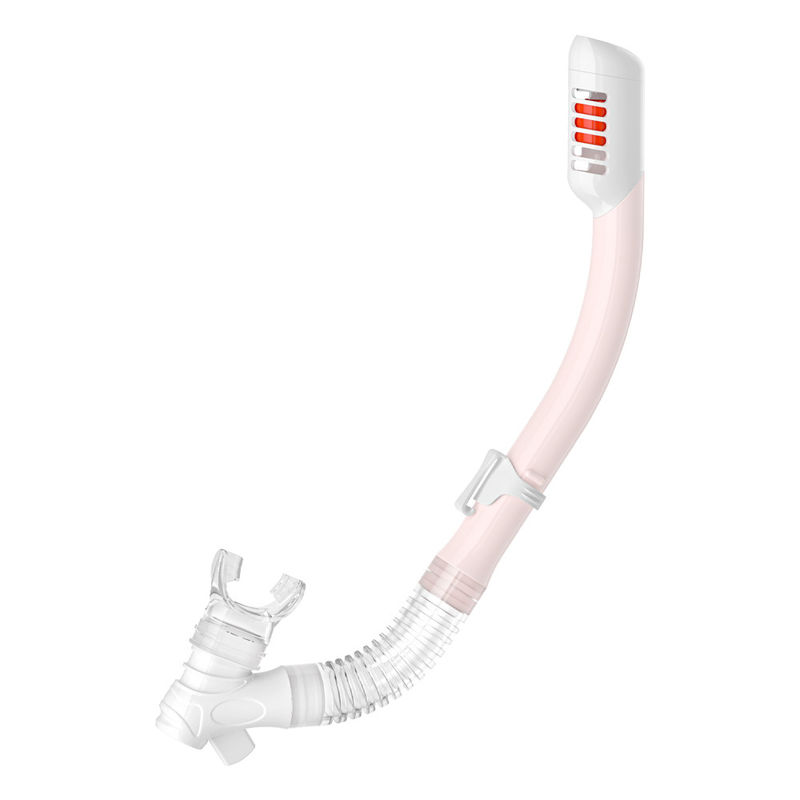 Red Sport Training Underwater Diving Breathing Tube Silicone PVC Mouthpiece For Kids