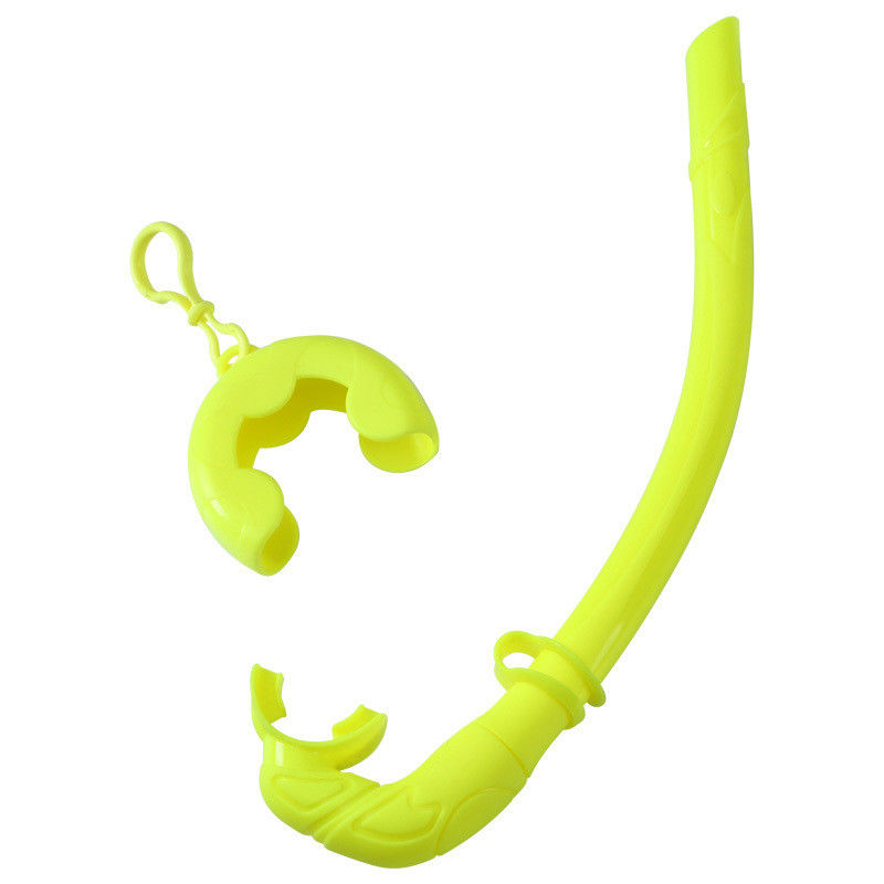 Portable Full Silicone Scuba Free Diving Wet Snorkel For Lap Pool