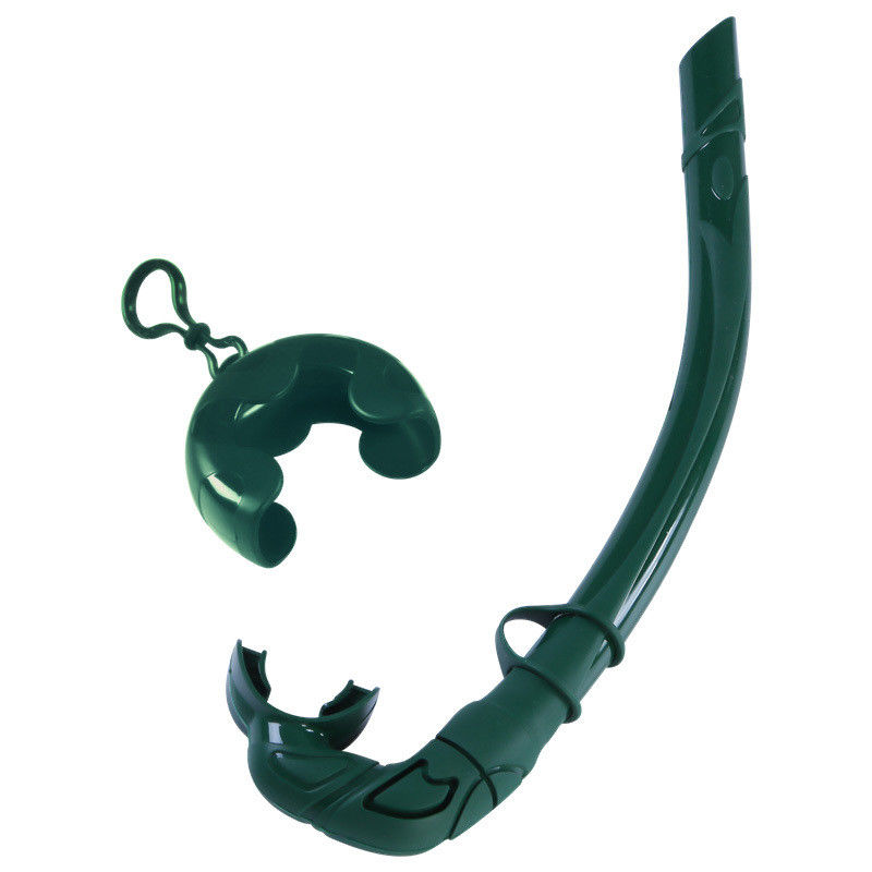 Portable Full Silicone Scuba Free Diving Wet Snorkel For Lap Pool