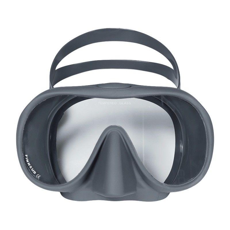 Direct Supply Frameless Deep Dive Scuba Diving Mask Anti-Fog Spray Free Half Face Mask