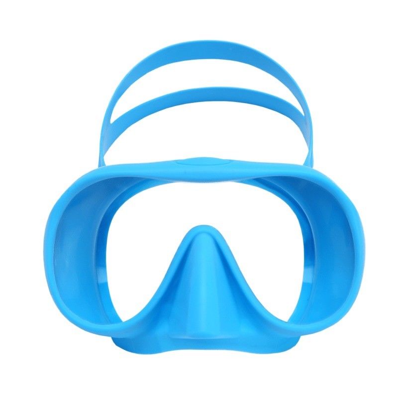 Direct Supply Frameless Deep Dive Scuba Diving Mask Anti-Fog Spray Free Half Face Mask
