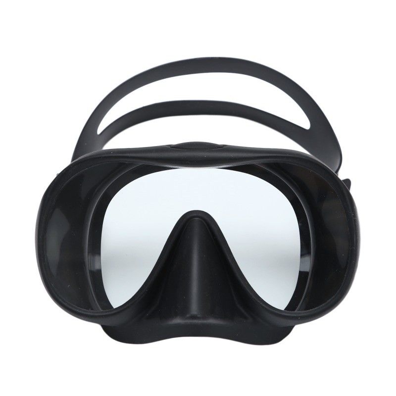 Direct Supply Frameless Deep Dive Scuba Diving Mask Anti-Fog Spray Free Half Face Mask