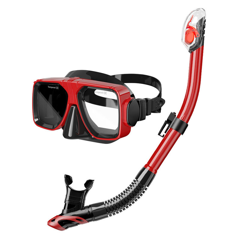 Experience the Ultimate Snorkeling Adventure with M/L Square Diving Mask Set Snorkel Mask Set
