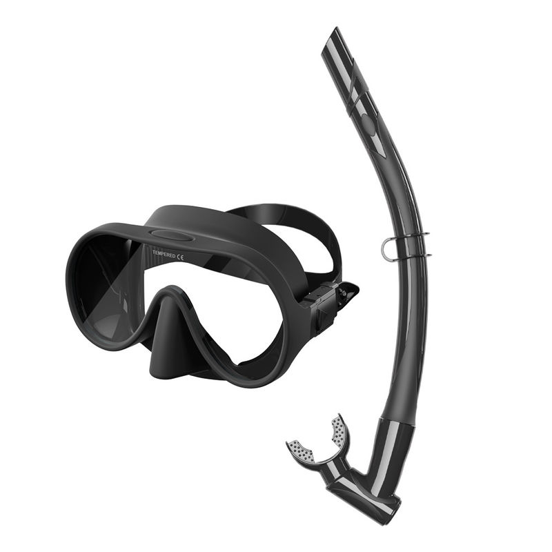 Style Color Surf Snorkel Scuba Mask Freediving Set for Men MNS30120 Silicone Material Snorkel Mask Set