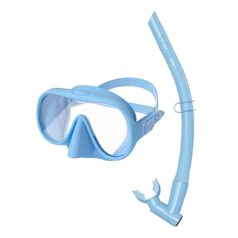 Advantage Supply Adult Surf Snorkel Scuba Mask Freediving Set in Style Black Color Snorkel Mask Set