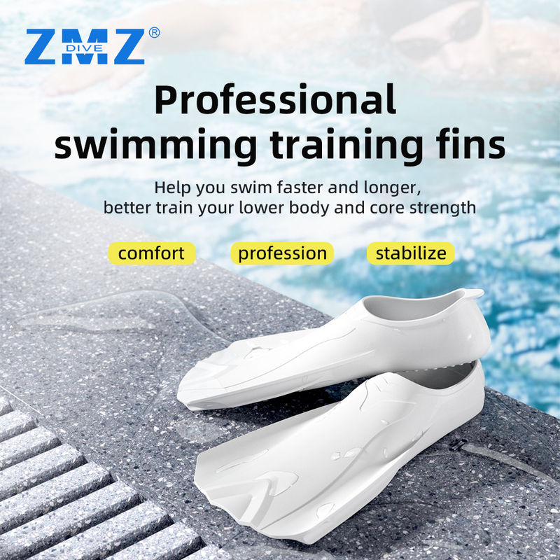 OEM Short Long Snorkeling Fins For Swimming Pool Training And Scuba Diving