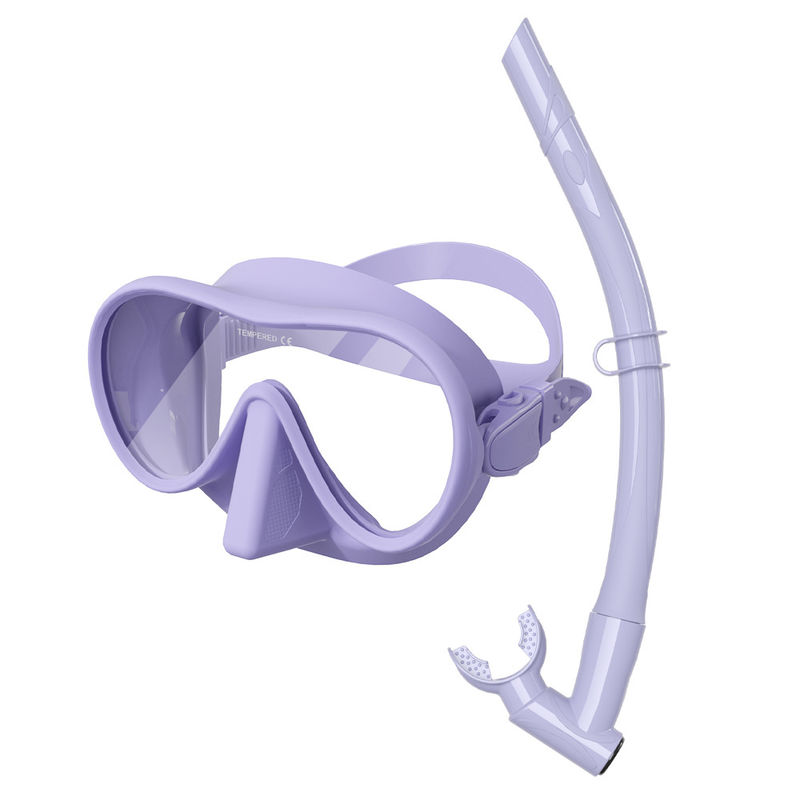 2024 Develops Adult Surf Snorkel Scuba Mask Set with Liquid Silicone Skirt and Style Snorkel Mask Set
