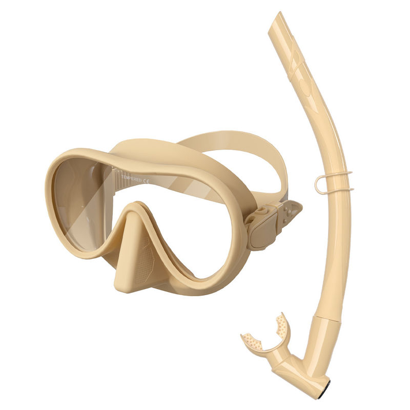 2024 Develops Adult Surf Snorkel Scuba Mask Set with Liquid Silicone Skirt and Style Snorkel Mask Set