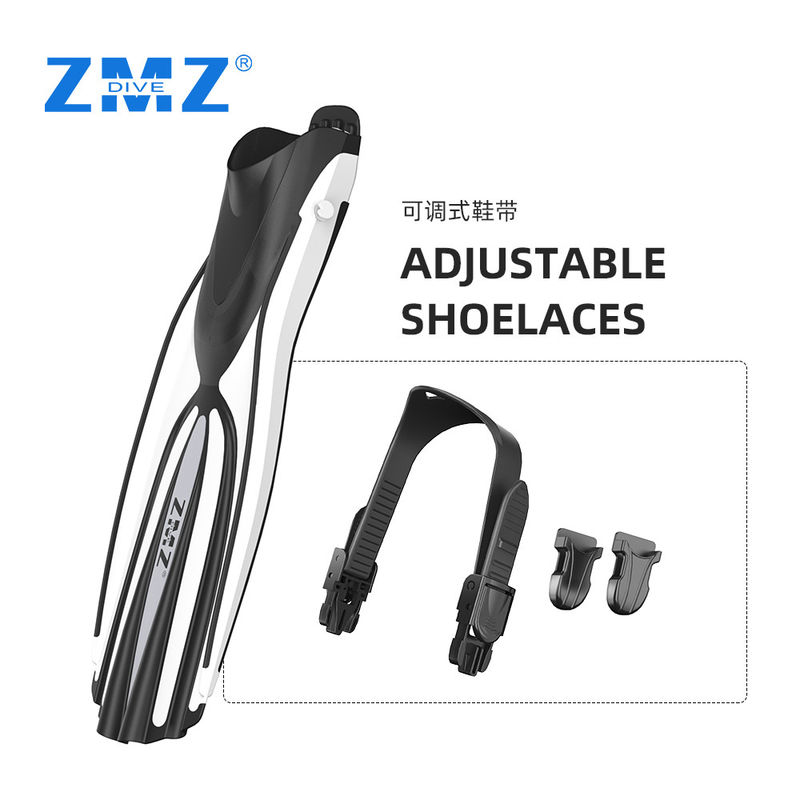 TPR PP Long Blade Scuba Diver Flipper Full Foot Fins For Flex Freediving Spearfishing