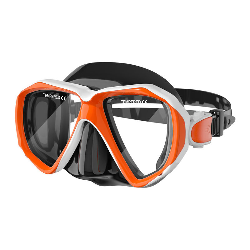 Commercial Teenagers Youth Snorkeling Gear Half Face Swim Mask For Free Diving