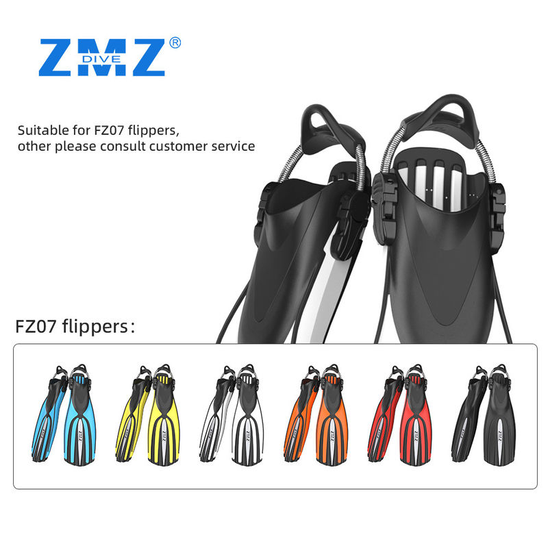 Schwarz aus Edelstahl Schwimmbungee-Gurt Scuba-Finnen-Gürtel zum Schnorcheln und Tauchen