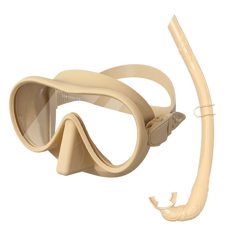 2024 CE Certified Single Tempered Glass Diving Gear Set for Adult Swimming Snorkel Mask Set