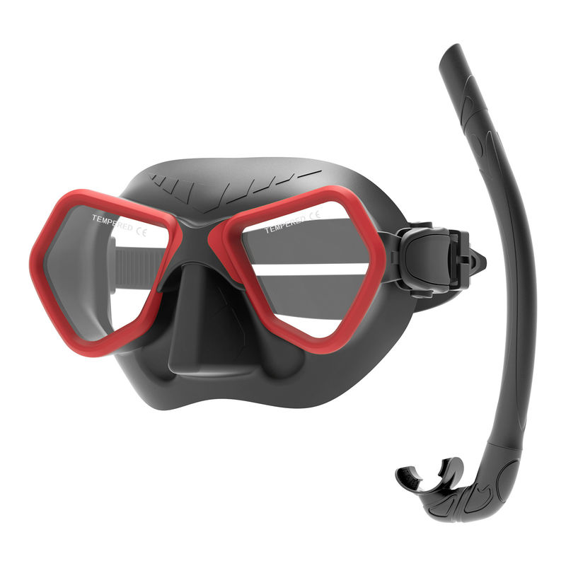 ZMZ Anti-Nebel Schwimmblätter Tauchmaske und Schnorchel-Set für Männer Frauen Jugendliche Schnorchel-Masken-Set
