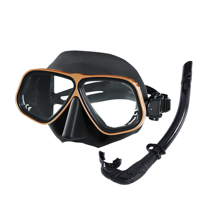 Tempered Glass and Silicone Material Diving Mask Prescription Set for Scuba Diving Snorkel Mask Set
