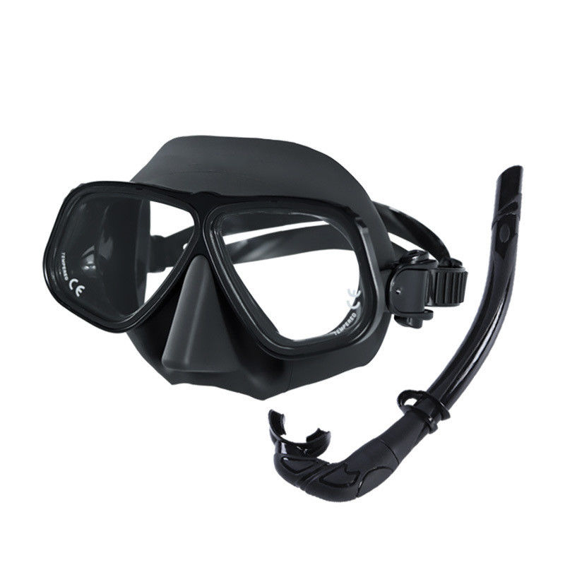 Tempered Glass and Silicone Material Diving Mask Prescription Set for Scuba Diving Snorkel Mask Set
