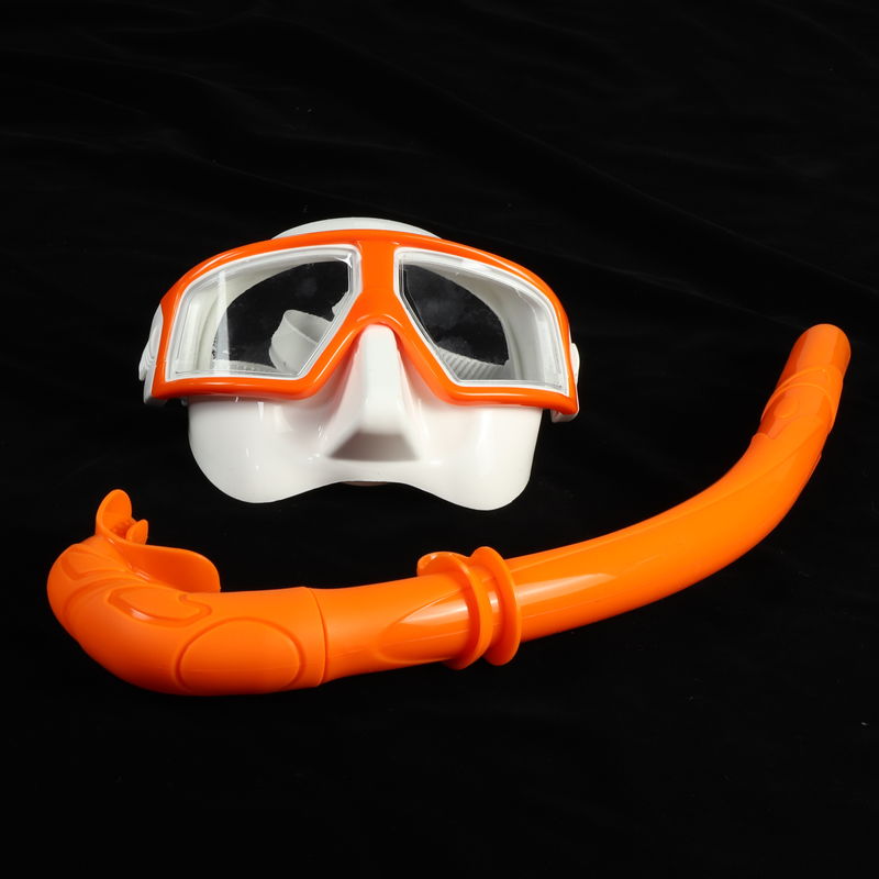 Resin Lens Diving Goggles for Anti-Fog UV Resistance Free Diving Mask and Snorkel Set