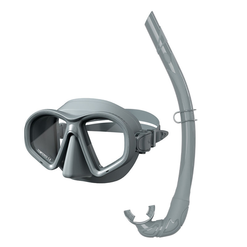 M/L Silicone Snorkel Mouthpiece Water Transfer Printing Film Diving Equipment Snorkel Mask Set