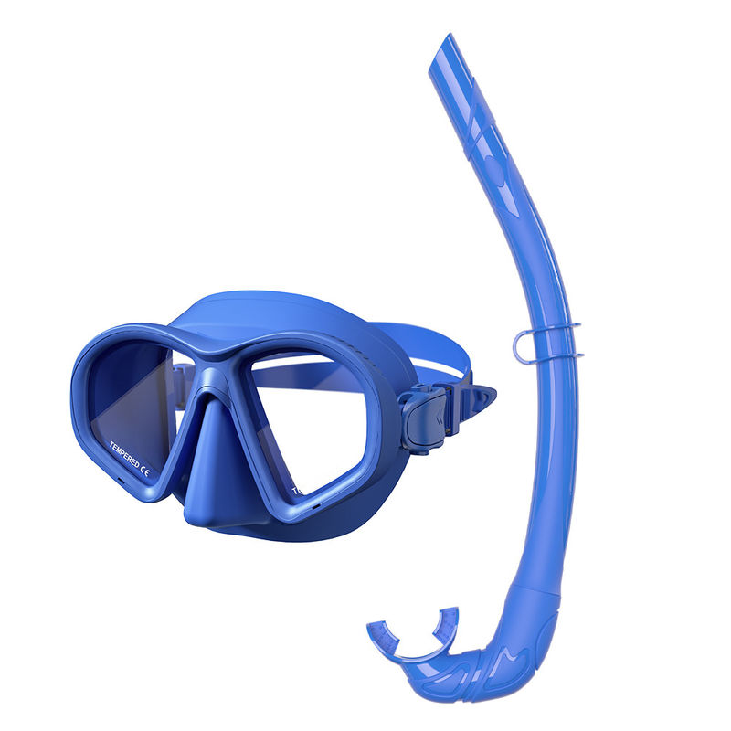 M/L Silicone Snorkel Mouthpiece Water Transfer Printing Film Diving Equipment Snorkel Mask Set