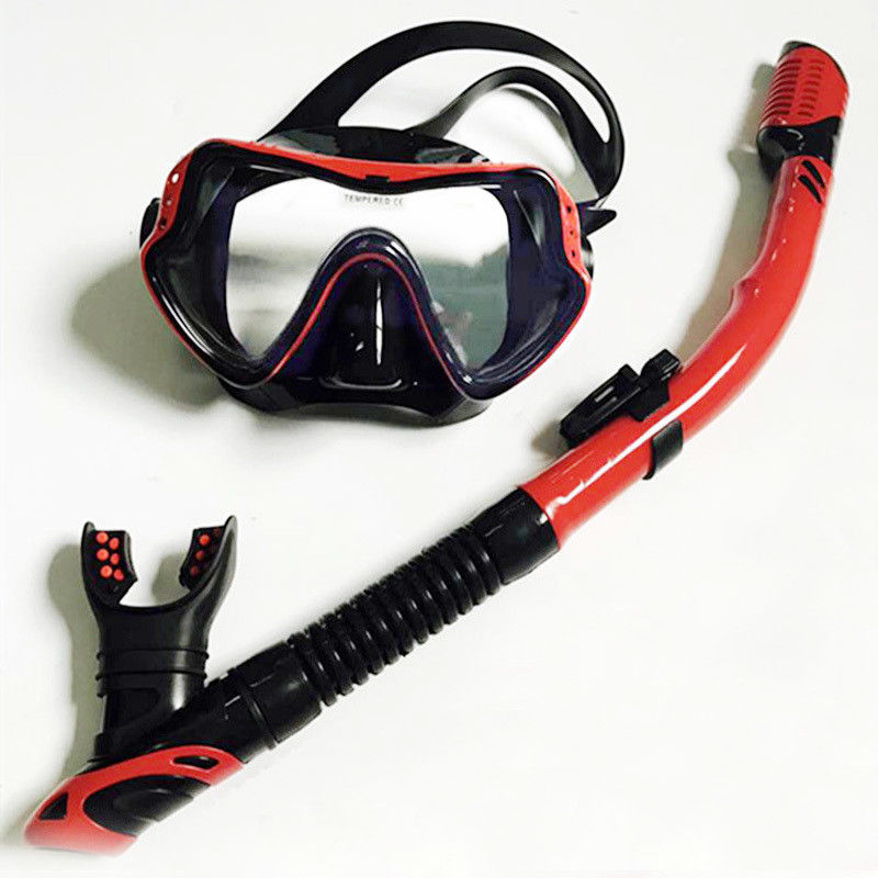 Professional PVC Snorkel Tube and Plastic Frame Mask Set for Underwater Excursions 	Snorkel Mask Set