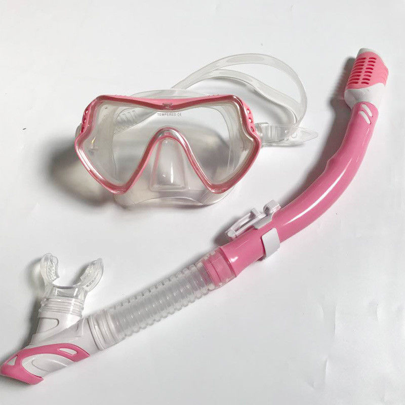Professional PVC Snorkel Tube and Plastic Frame Mask Set for Underwater Excursions 	Snorkel Mask Set