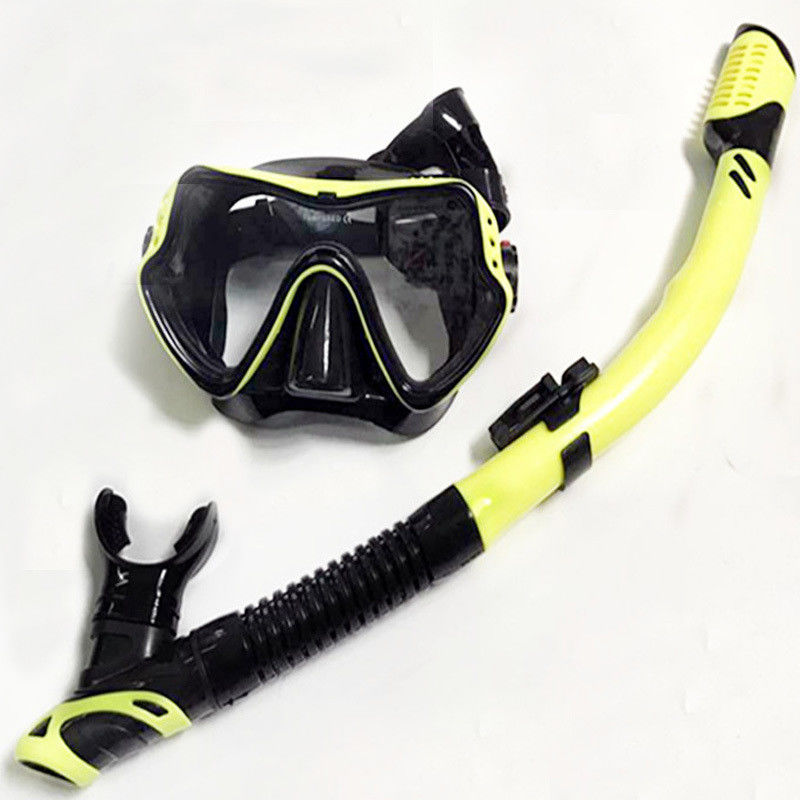 Professional PVC Snorkel Tube and Plastic Frame Mask Set for Underwater Excursions 	Snorkel Mask Set