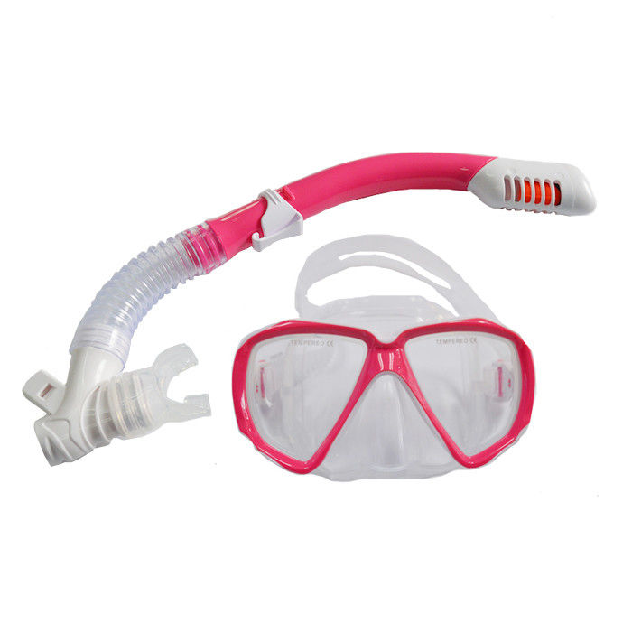 Tempered Glass Mask Lens Snorkel Set for Kids Dry Snorkel and Seaview Snorkel Included Snorkel Mask Set