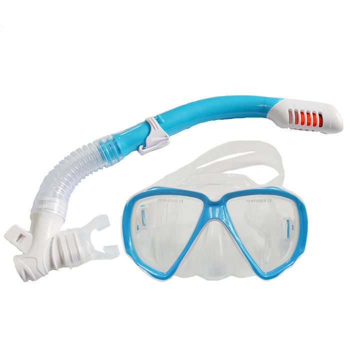 Tempered Glass Mask Lens Snorkel Set for Kids Dry Snorkel and Seaview Snorkel Included Snorkel Mask Set