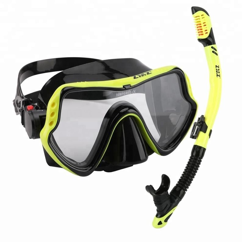 Custom Logo Adult Diving Suit with Classic Diving Mask Set and Liquid Silicone  Snorkel Mask Set