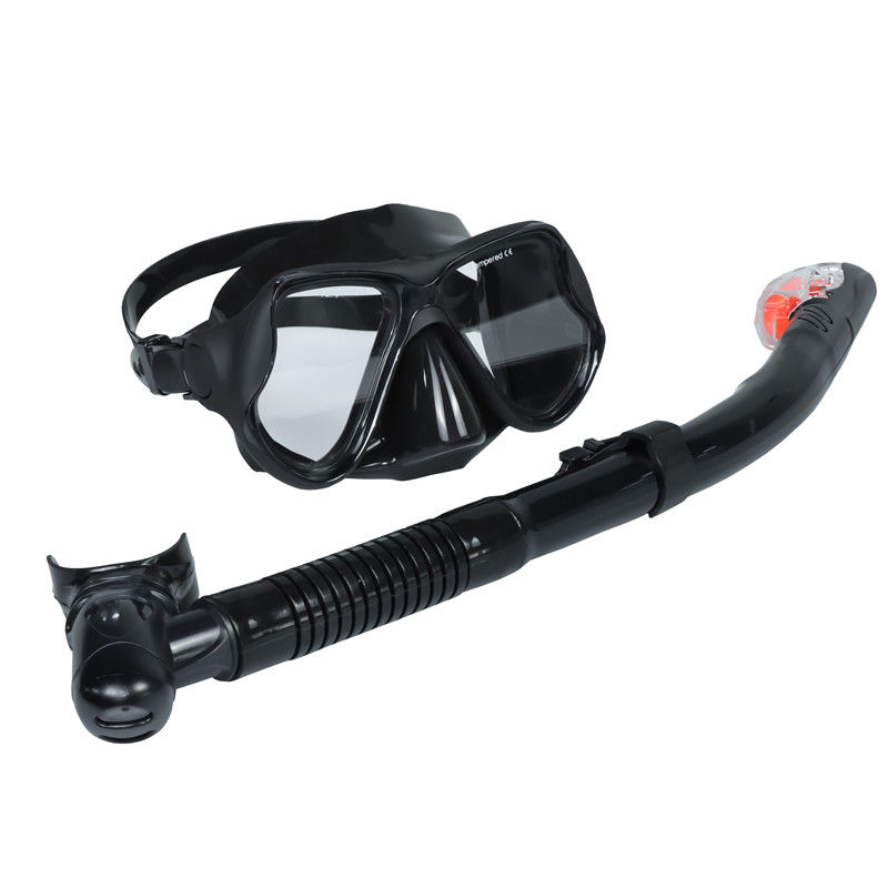 Rubber Oil Base Diving Mask and Full Dry Snorkel Set for Adults Underwater Accessories Snorkel Mask Set