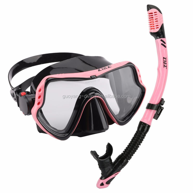 Water Sports Diving Goggle Set for Swimming Diving and Underwater Camera Adventures Snorkel Mask Set
