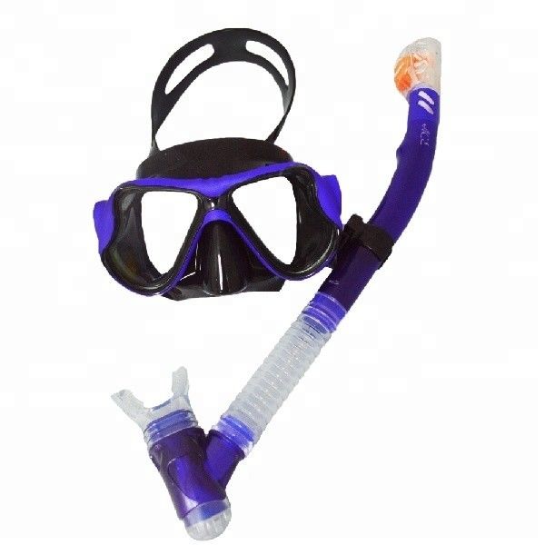 Snorkel Mask Set Anti-Fog Snorkel Mask M22S09 Ideal for Adult Scuba Diving Set